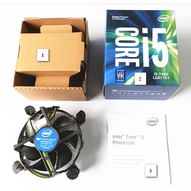 Combo 5c Quạt tản nhiệt cho CPU, Fan Box CPU intel SK775/1150/1151/1155