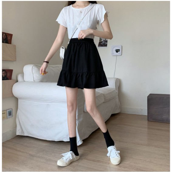 [Mã LEMON010 giảm 10k cho đơn 200k] Chân váy ngắn 2 tầng xếp ly, chân váy vải voan (siêu xinh) | BigBuy360 - bigbuy360.vn