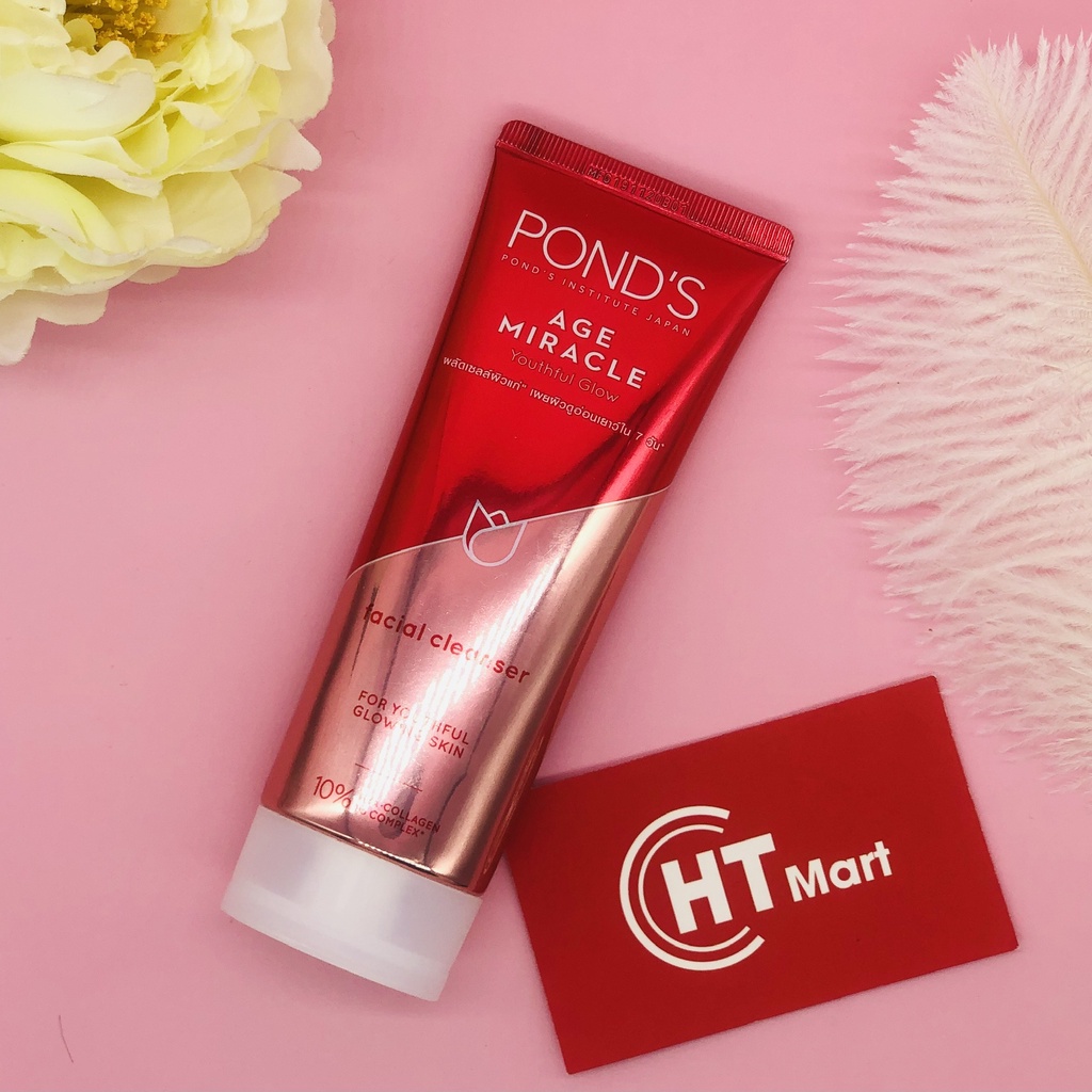 Sữa rửa mặt Pond's Thái Lan chống lão hóa Age Miracle 100g