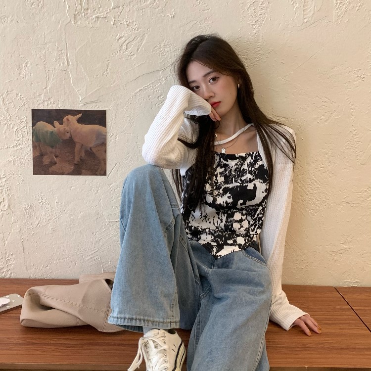 [ Mã 66CBSALE giảm 30K đơn 200K] Áo Thun Tay Dài Dáng Rộng Thiết Kế Bất Đối Xứng Thời Trang Cá Tính Cho Nữ 177089 | BigBuy360 - bigbuy360.vn