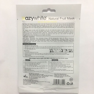+Combo 10 mặt nạ giấy eazywhite trái cây