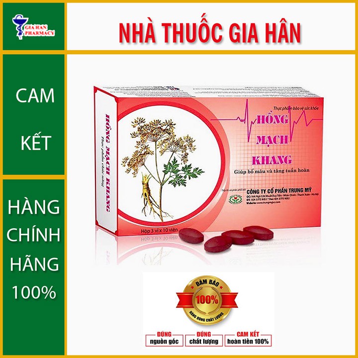 Hồng Mạch Khang - Dành Cho Người Huyết Áp Thấp
