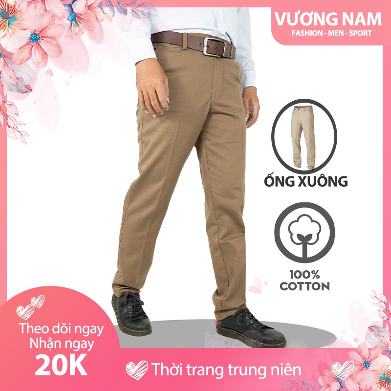 [Mã FASHIONHOTA hoàn ngay 15k xu đơn từ 99k] Quần kaki nam ống suông | BigBuy360 - bigbuy360.vn