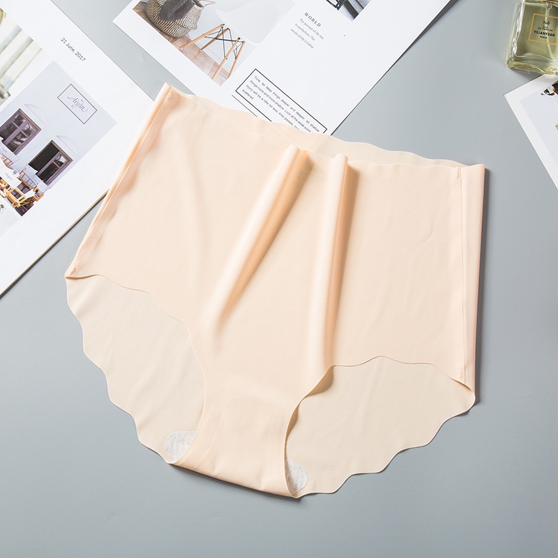 Quần lót nữ lụa băng FREESHIP Đồ lót nữ đúc su cạp cao sexy – Quần sịp thun lạnh không đường may cao cấp