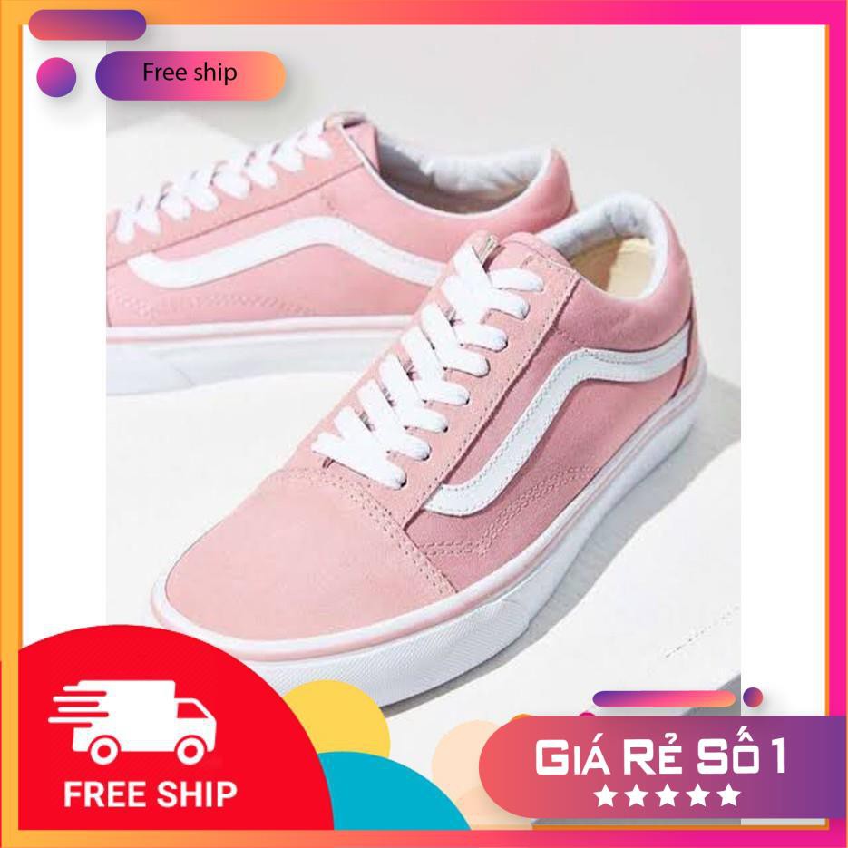 [XẢ KHO] [CÓ SẴN + FREESHIP] Giày thể thao Vans Vault style 36 màu hồng nhạt