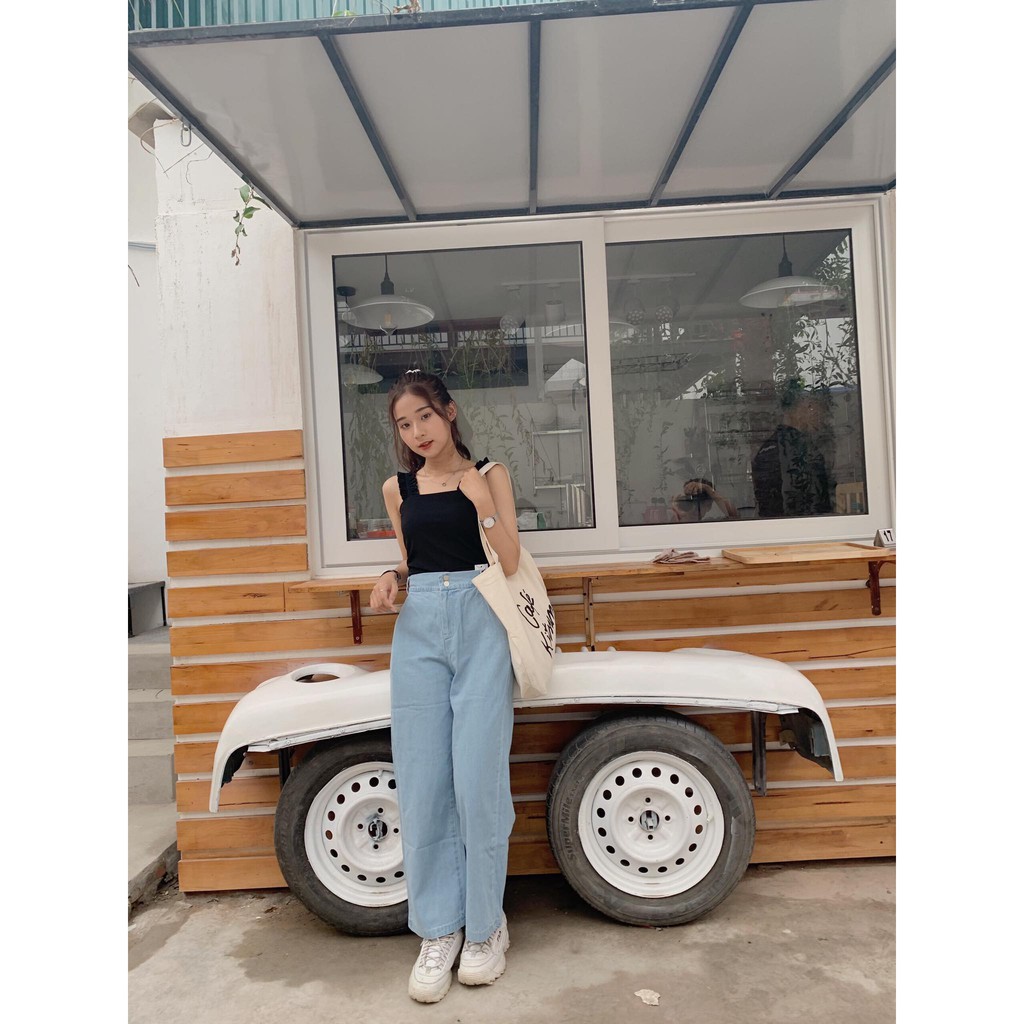 [Mã WASKT410K giảm 10K đơn 50K] Áo thun 2 dây bèo TKP94 1994closet | BigBuy360 - bigbuy360.vn