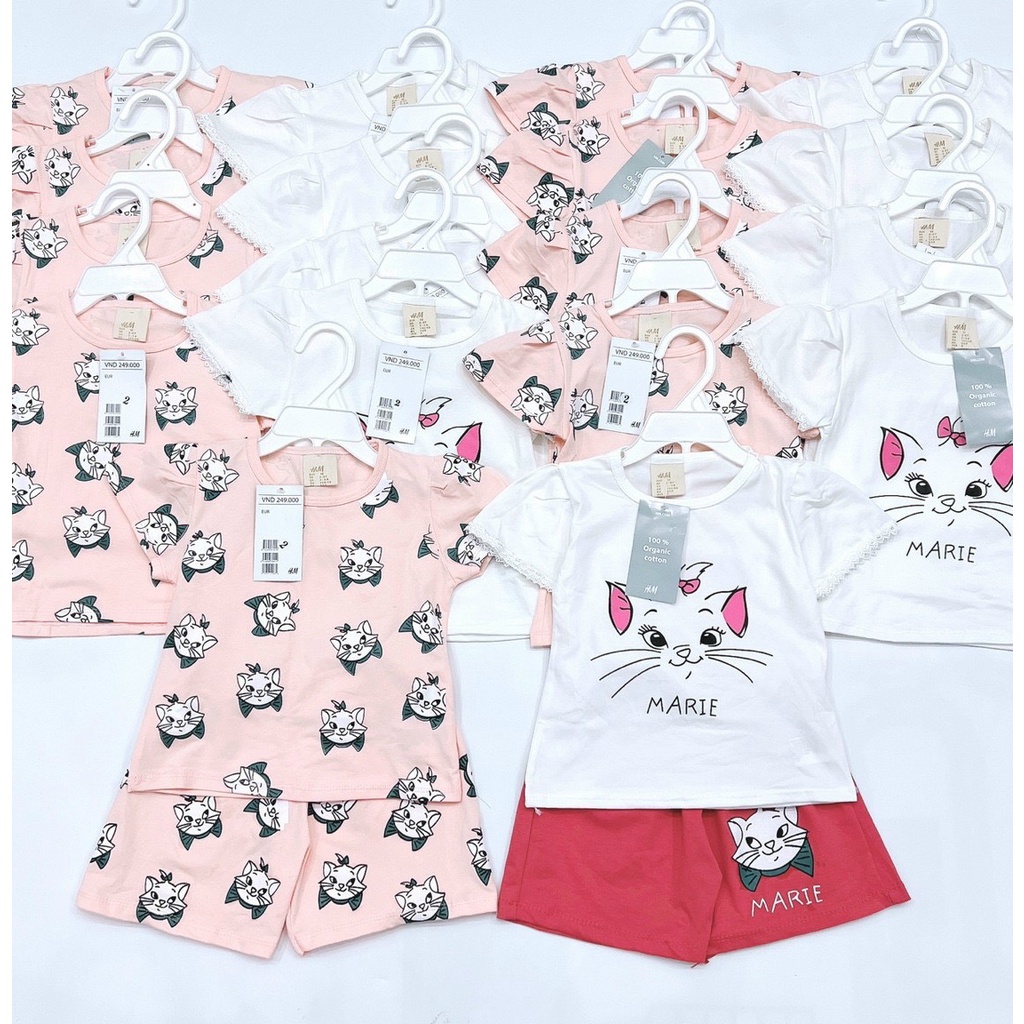 A900- SET 2 BỘ ĐÙI BÉ GÁI MÈO MARIE