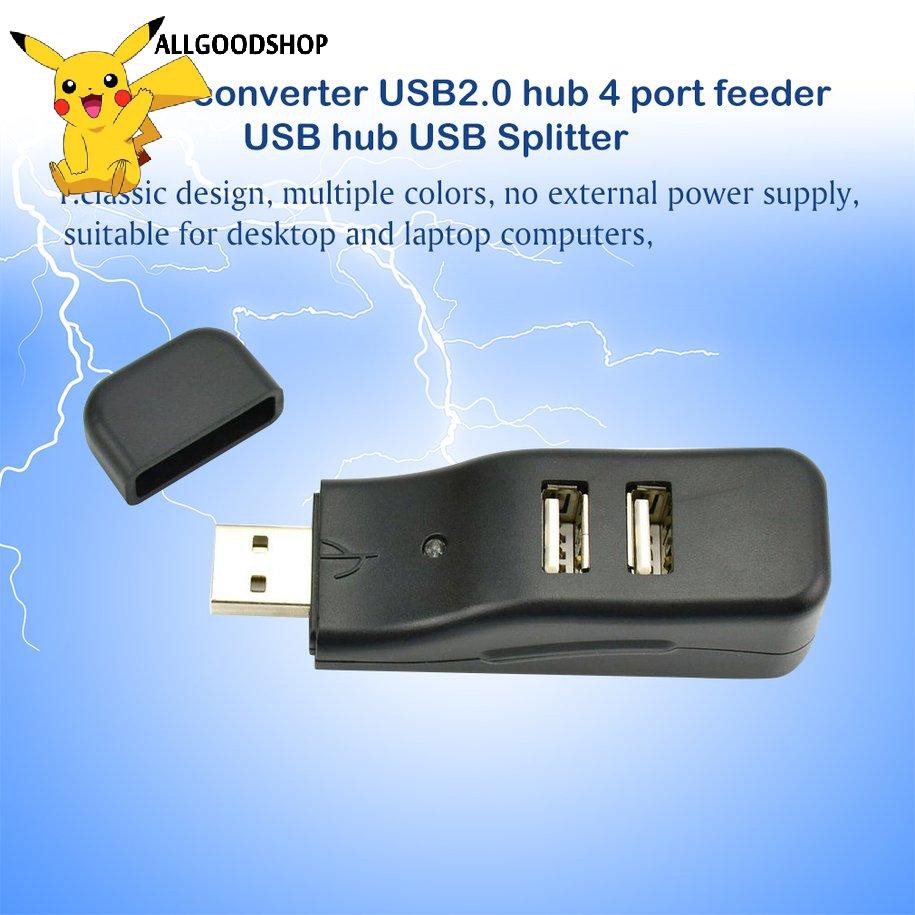 Bộ chia HUB USB2.0  mini 4 cổng tốc độ cao cho Laptop máy tính