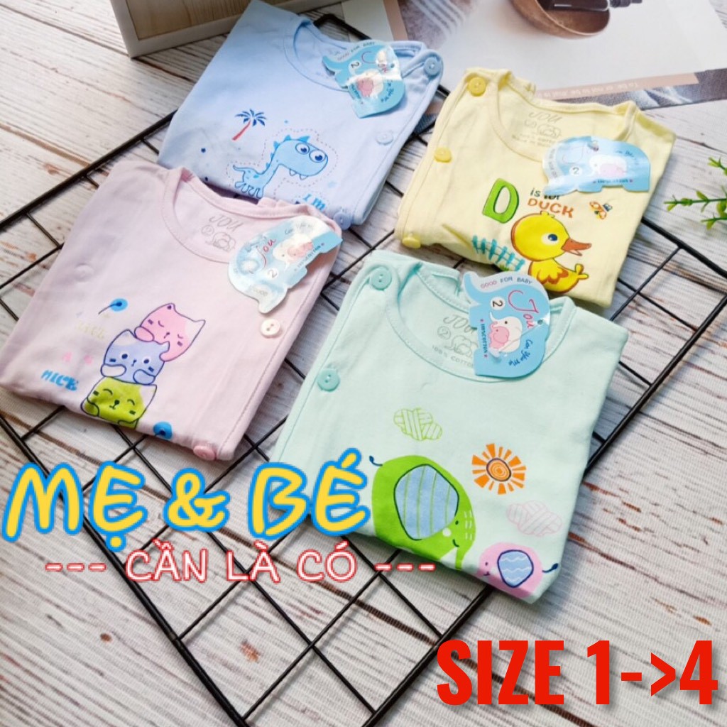 ÁO SƠ SINH TAY DÀI BÁC SĨ 0-6 THÁNG JOU CHÍNH HÃNG