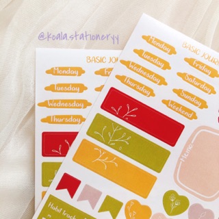 Bullet Journal Sticker - Basic Kit 1