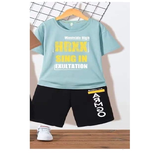 Set bộ quần áo dành cho bé trai 18-45kg mẫu HRXX. Thiết kế đẹp, đường may kỹ. MA22.