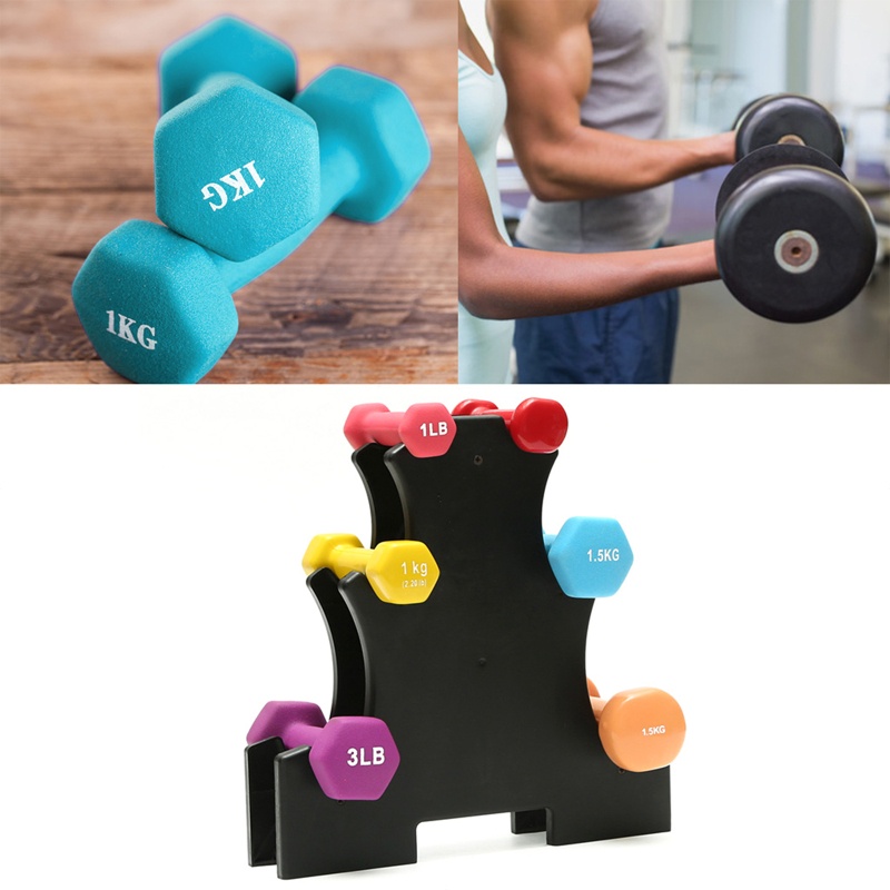 Giá Đỡ Tạ 3 Tầng 100lbs Chuyên Dụng Cho Tập Thể Hình