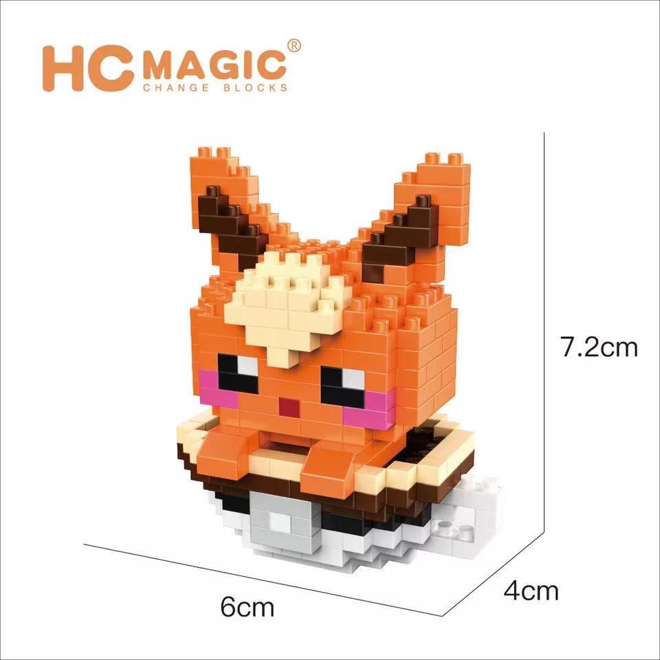 Bộ Đồ Chơi Lắp Ráp Pokemon Và Eevee Đáng Yêu Cho Bé