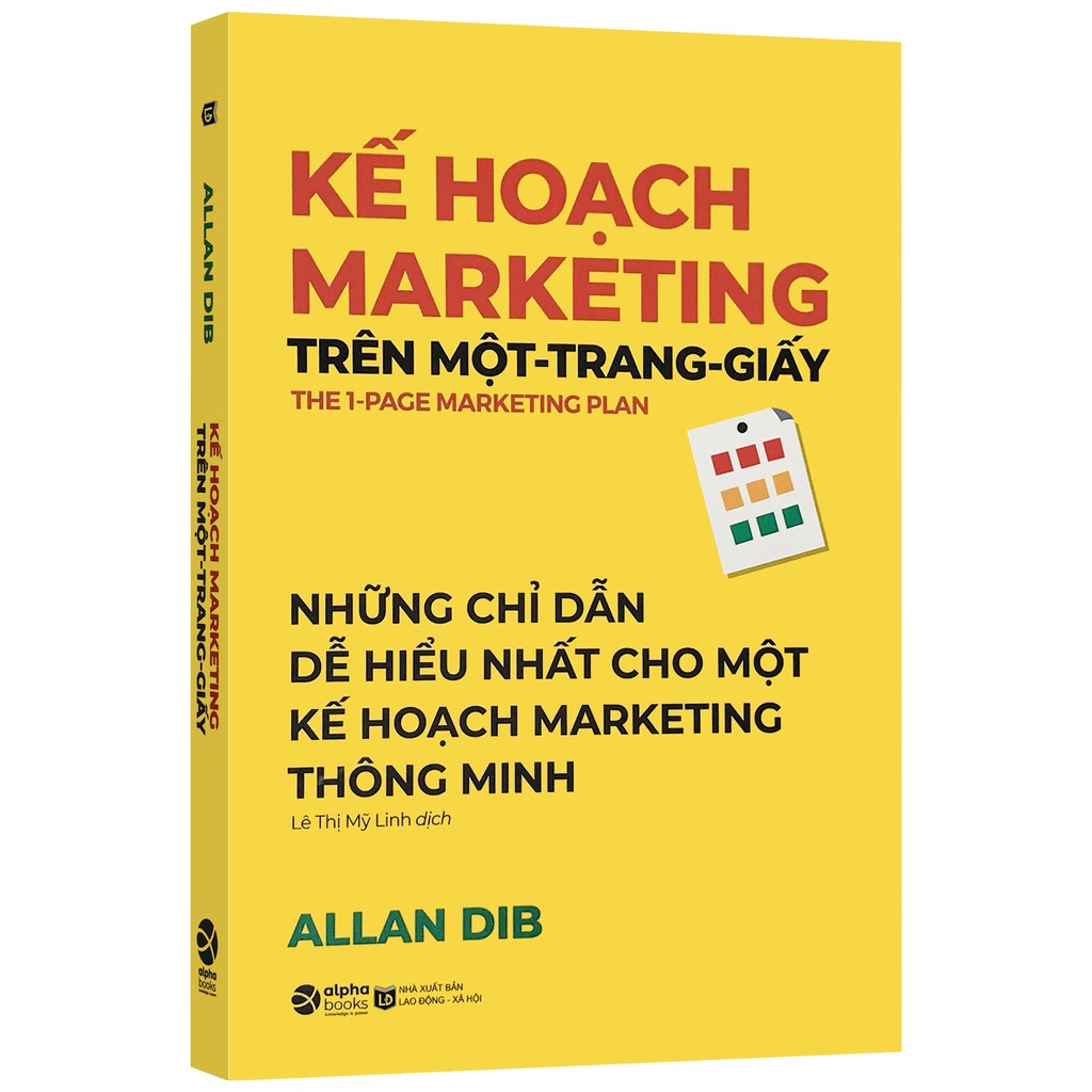Sách - Kế hoạch Marketing trên một trang giấy - Tái bản 2021