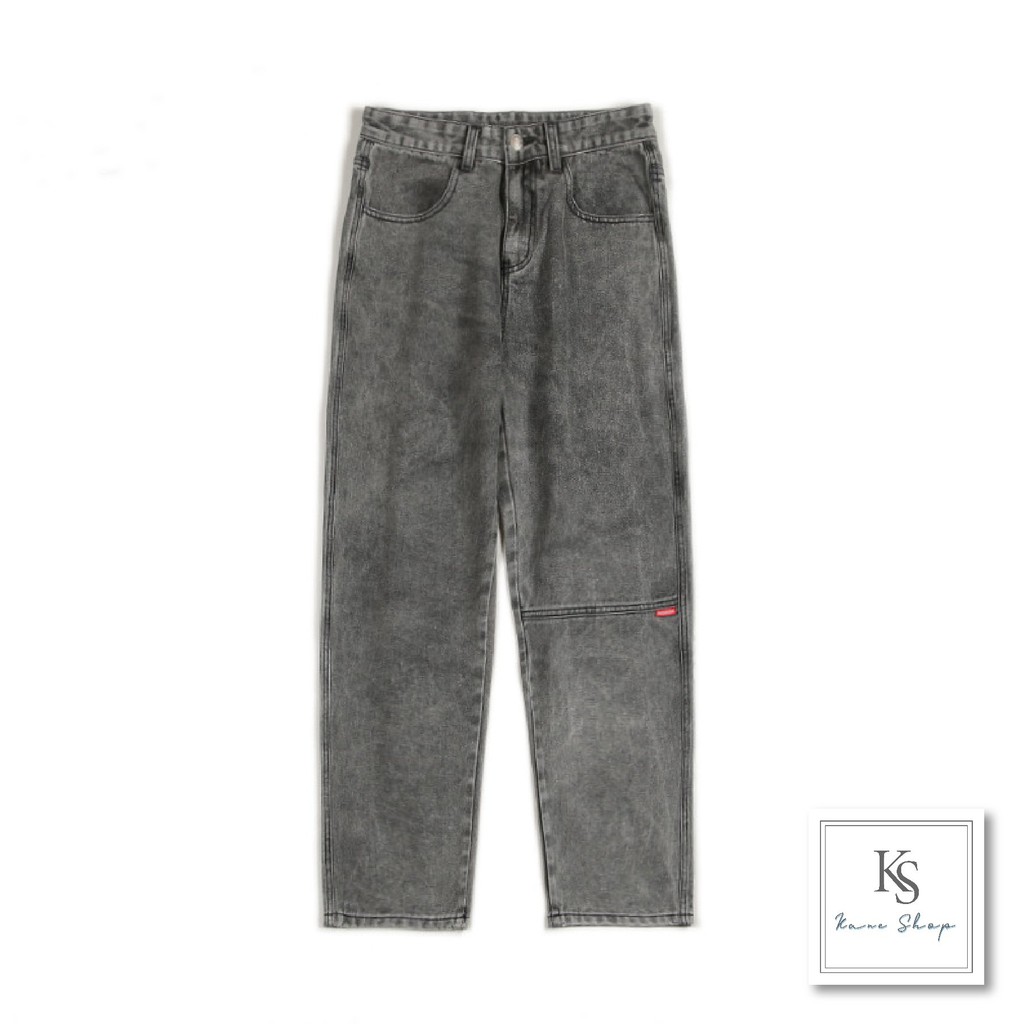 Quần Jean nam ống rộng KANE, Quần Jean baggy phong cách Hàn Quốc cao cấp | BigBuy360 - bigbuy360.vn