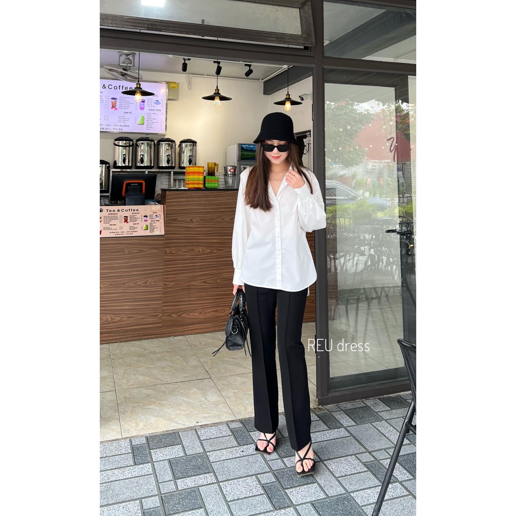 [Mã SKAMFSW175 giảm 10K đơn 50K] Áo sơ mi thô đuôi tôm - Màu trơn | BigBuy360 - bigbuy360.vn