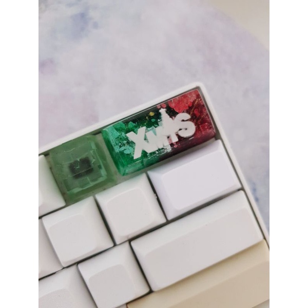 Keycap OEM profile 2u Backspace Xmas/ Nút bàn phím cơ nút backspace 2u giáng sinh