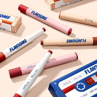 (HÀNG CHÍNH HÃNG) Son Thỏi OFELIA x MIRACLE APO FLAWSOME GLOWY LIP 2g - KHÔNG KÈM HỘP