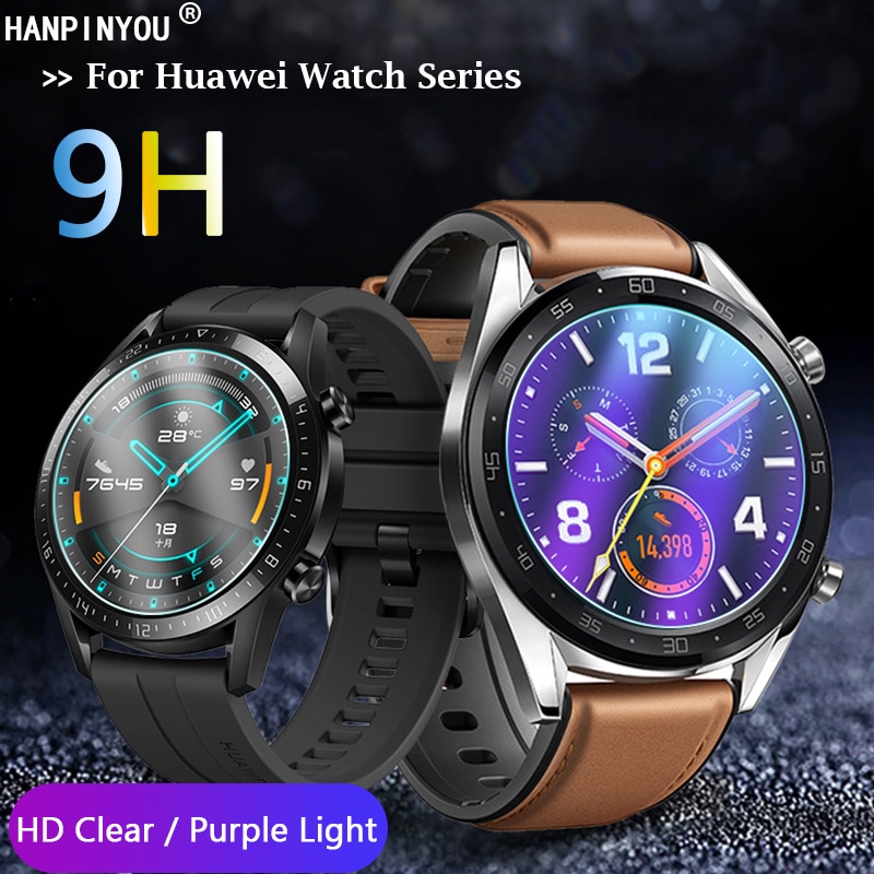 Kính Cường Lực 9h Chống Ánh Sáng Xanh Bảo Vệ Màn Hình Cho Đồng Hồ Huawei Watch Gt 2 Gt2 46mm 42mm Watch 1 2 Pro