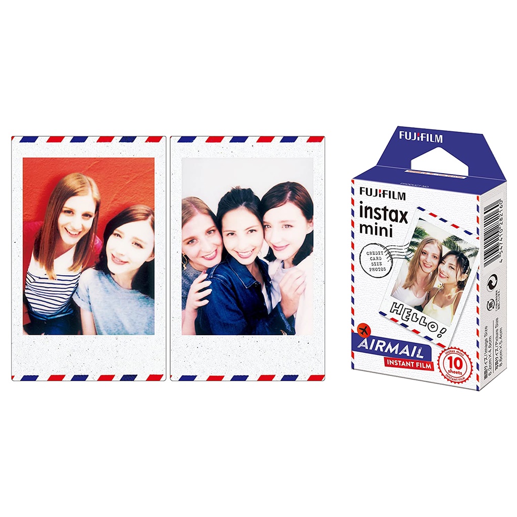FILM INSTAX MINI Viền Airmail FUJIFILM dùng cho máy ảnh chụp lấy liền