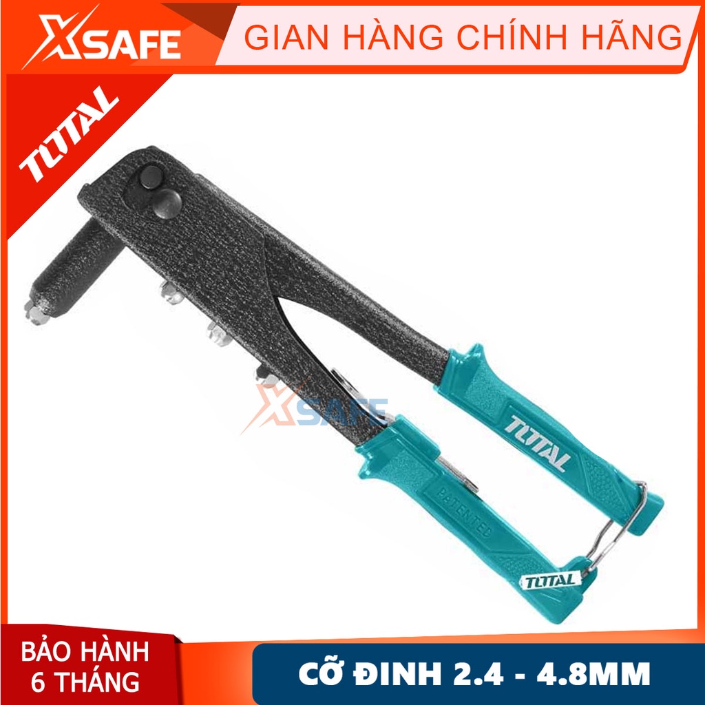Kìm rút đinh tán chuyên dụng TOTAL THT32104 10,5 inch Kềm rút rive trợ lực, tay cầm dài, cỡ đinh rút 2.4mm-4.8mm - XSAFE