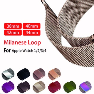 Dây apple watch ⚡ dây apple watch thép không gỉ milanese loop sang chảnh - hot trend ⚡ series 5/4/3/2/1