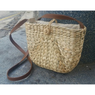 Túi xách lục bình handmade hoa cúc