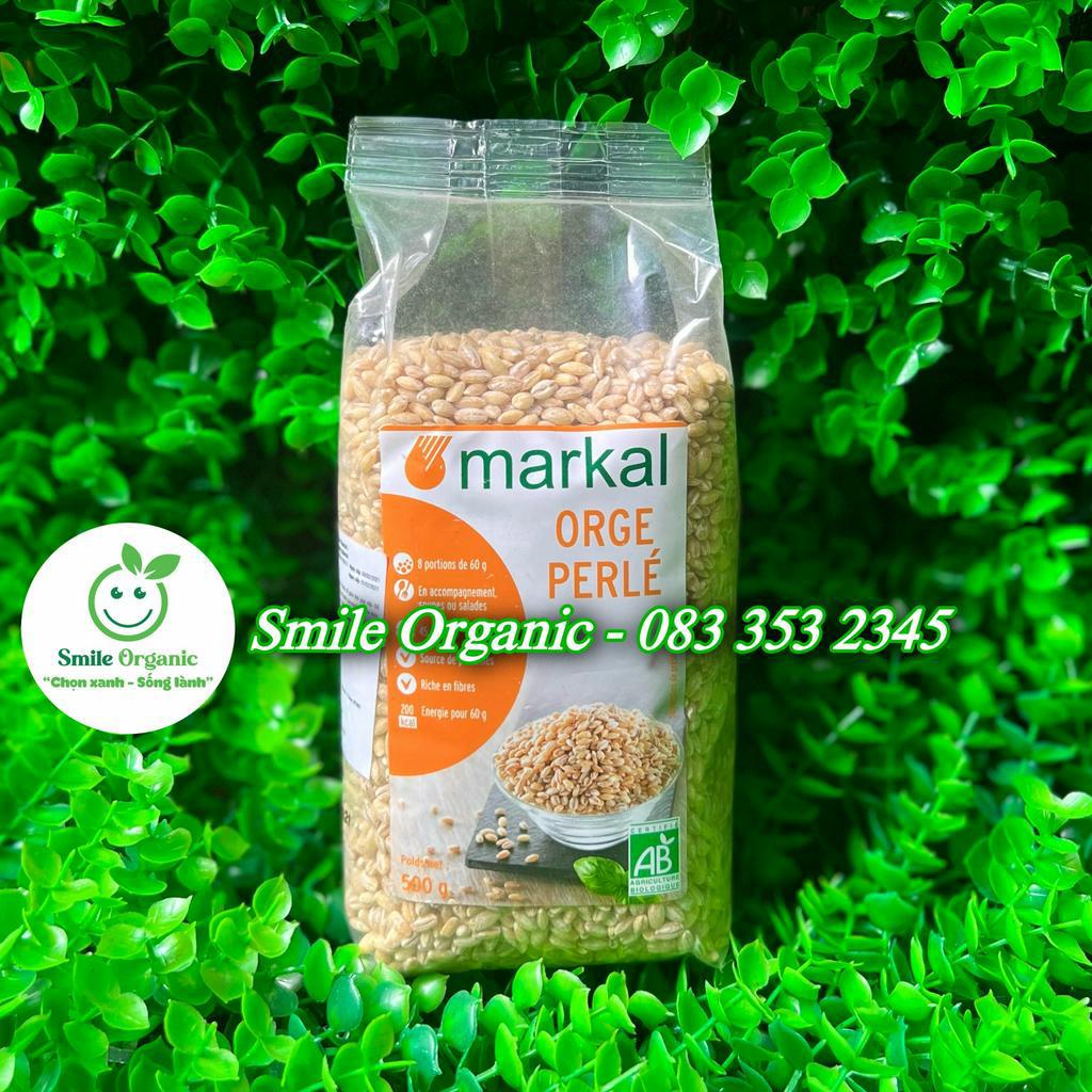 HẠT Ý DĨ (Hạt lúa mạch ngọc trai) hữu cơ MARKAL 500g/100g - Date: 10/2023 và 5/1/2024 - Nhà hữu cơ