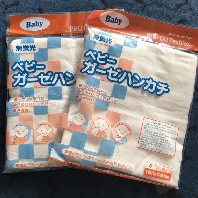 Khăn tắm 4 Lớp, 6 lớp Phú Đô xuất Nhật