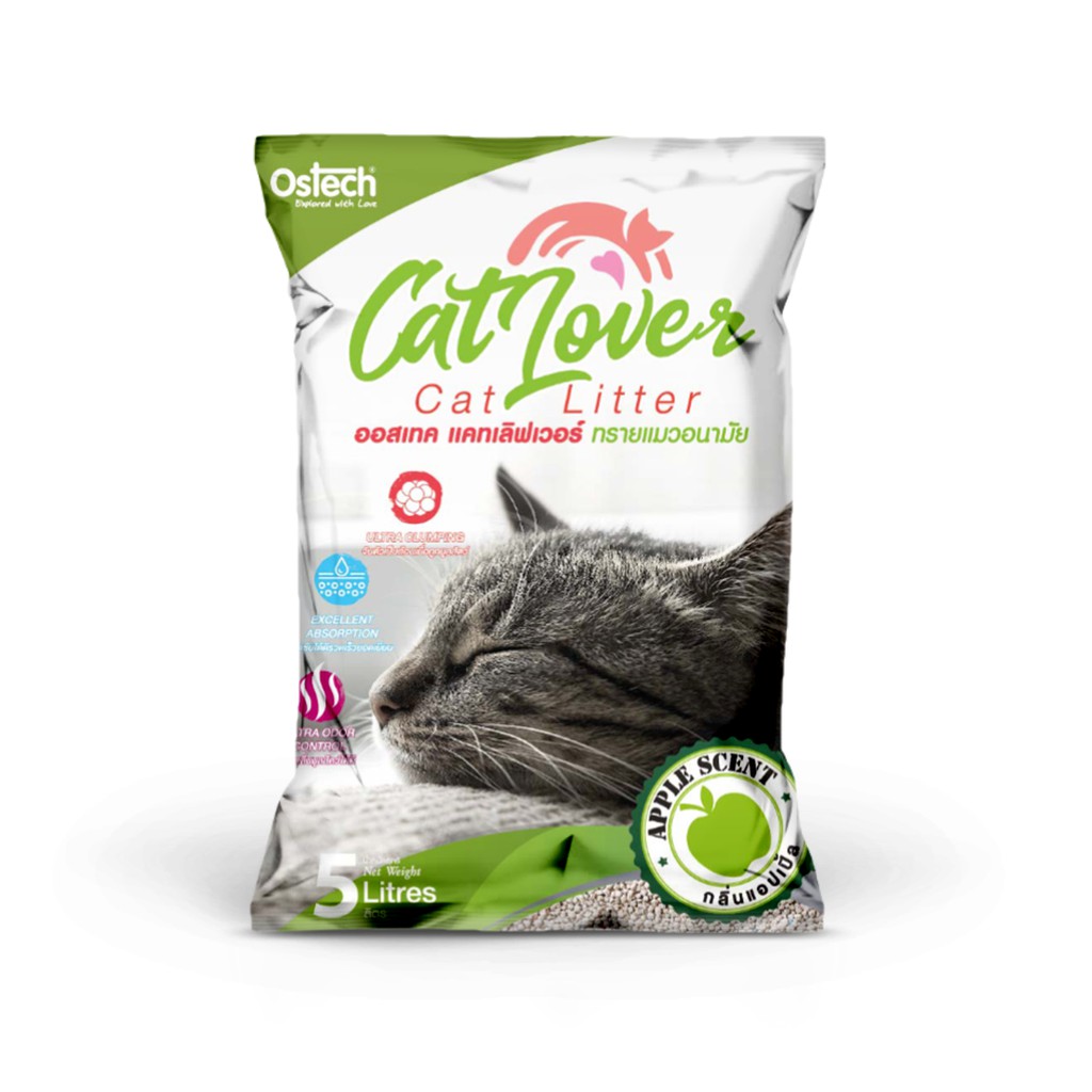 Cát vệ sinh mèo Ostech Catlover Cat Litter 5 Lít