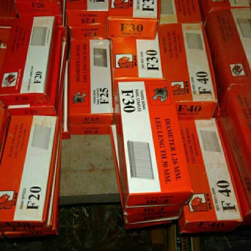 F10-F50 Đinh F công nghiệp, Đinh bắn gỗ từ 10-50mm đinh công nghiệp dành cho ngành mộc