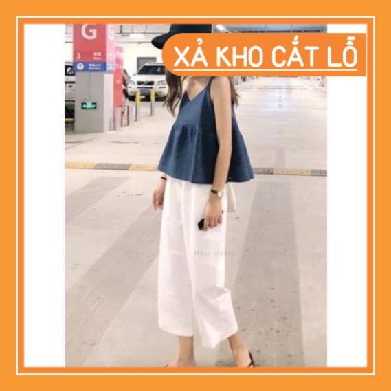 [ VIP] QUẦN ỐNG RỘNG VẢI ĐŨI SUÔNG DÁNG ĐẸP 4 MÀU HOT THỜI TRANG BANAMO FASHION
