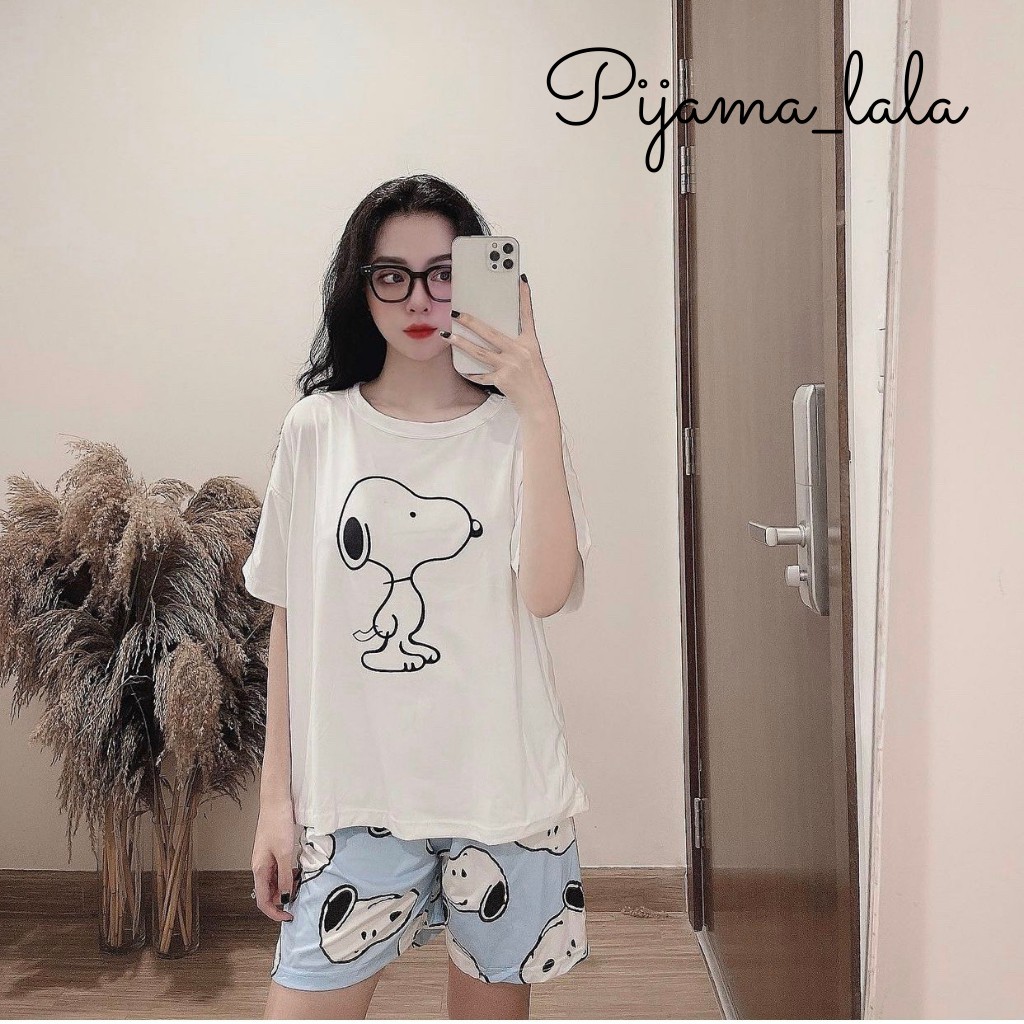 🌹Bộ Ngủ Đẹp 🌹 Bộ Mặc Nhà Nữ Cộc Tay Chất Cotton Siêu Mát Họa Tiết Hình Thú Xinh Xắn Ngộ Nghĩnh 03 | BigBuy360 - bigbuy360.vn