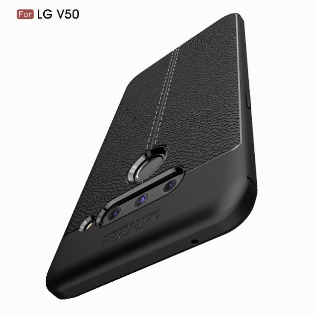 Ốp lưng LG V50 ThinQ / LG V40 💥Freeship💥 chống sốc vân da hiệu Auto Focus siêu bền