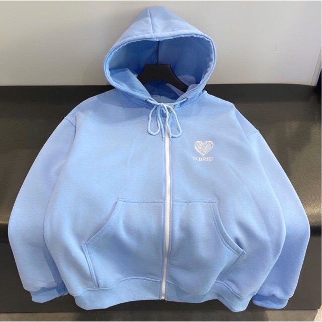 [HÀNG THIẾT KẾ] Áo khoác nỉ nam nữ, áo hoodie in hình Trái Tim Heart có dây kéo unisex, chất nỉ dày dặn trẻ trung | BigBuy360 - bigbuy360.vn