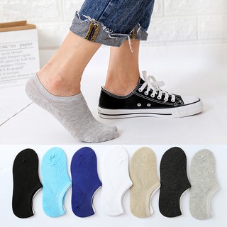 Vớ tất tnam nữ 100% Cotton mỏng nhẹ thoáng dùng đi giày lười