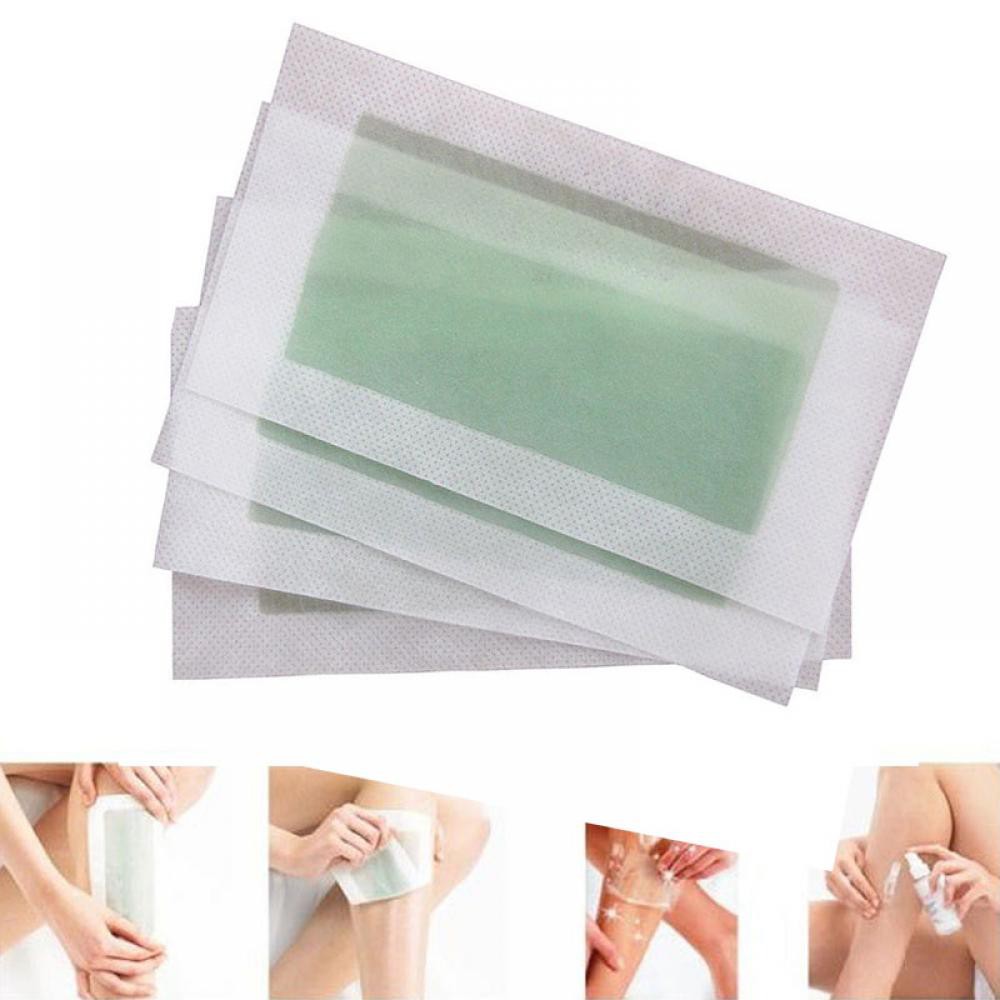 (hàng Mới Về) Set 10 Tờ Giấy Wax Lông Mặt Bằng Vải Không Dệt Tiện Dụng