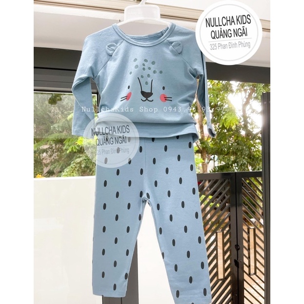 Bộ dài tay thu đông Lullaby chất nỉ mềm cao cấp cho bé trai bé gái