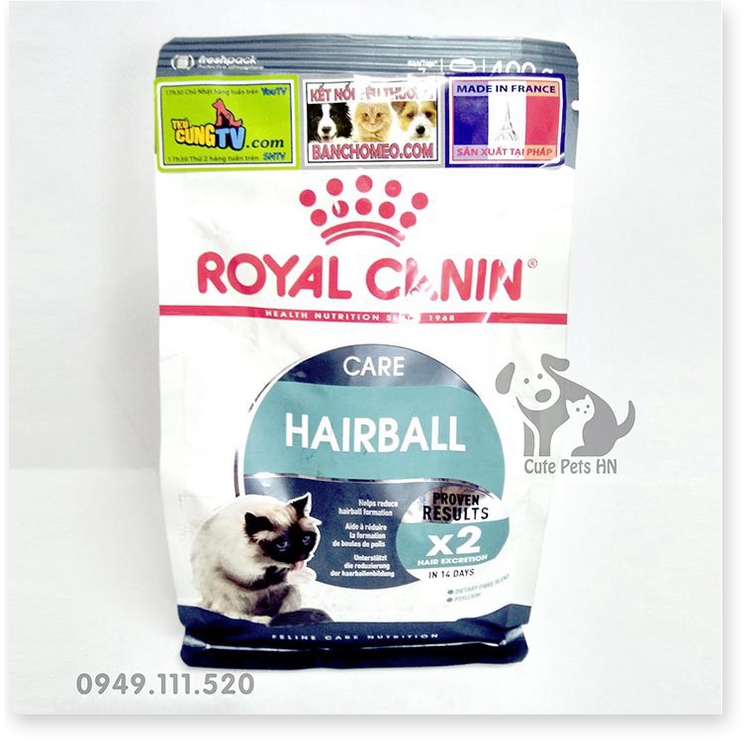 Thức ăn cho mèo tiêu lông ROYAL CANIN INTENSE HAIR BALL 400g -  Phụ kiện chó mèo Pet shop Hà Nội