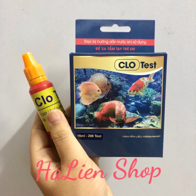 Hộp test nồng độ Clo trong nước