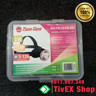 Đèn LED đội đầu RẠNG ĐÔNG pin sạc