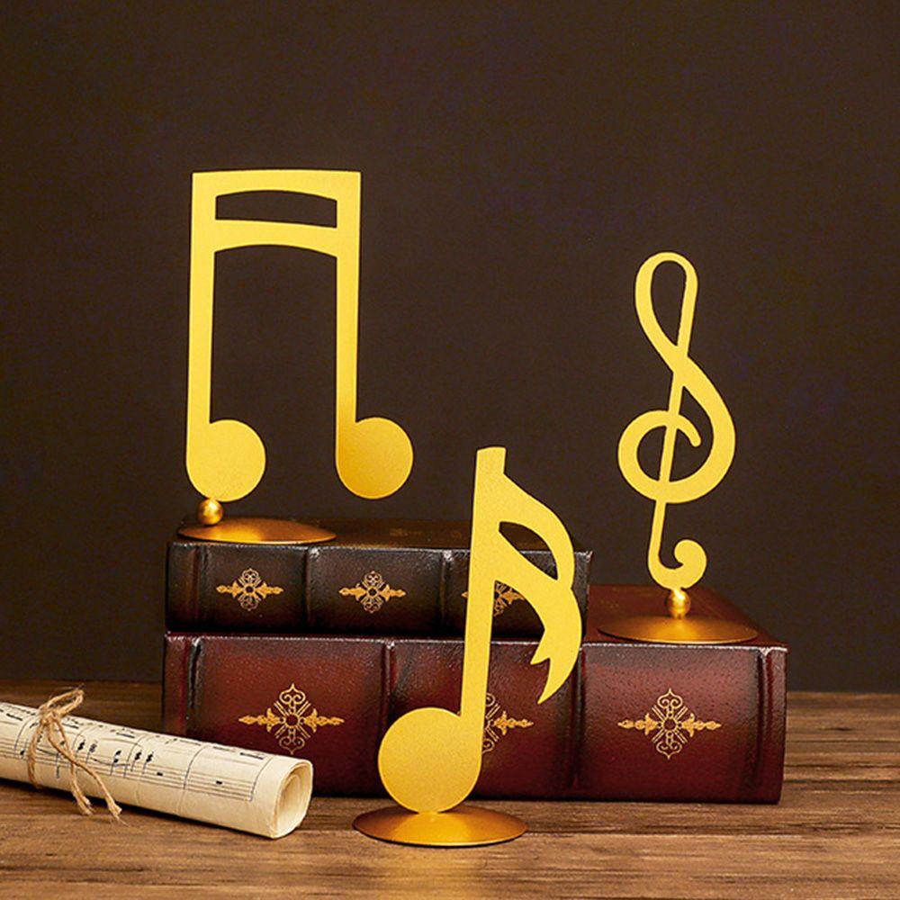 CONOPERY Đồ Trang Trí Thủ Công Hình Nốt Nhạc Bằng Sắt Độc Đáo