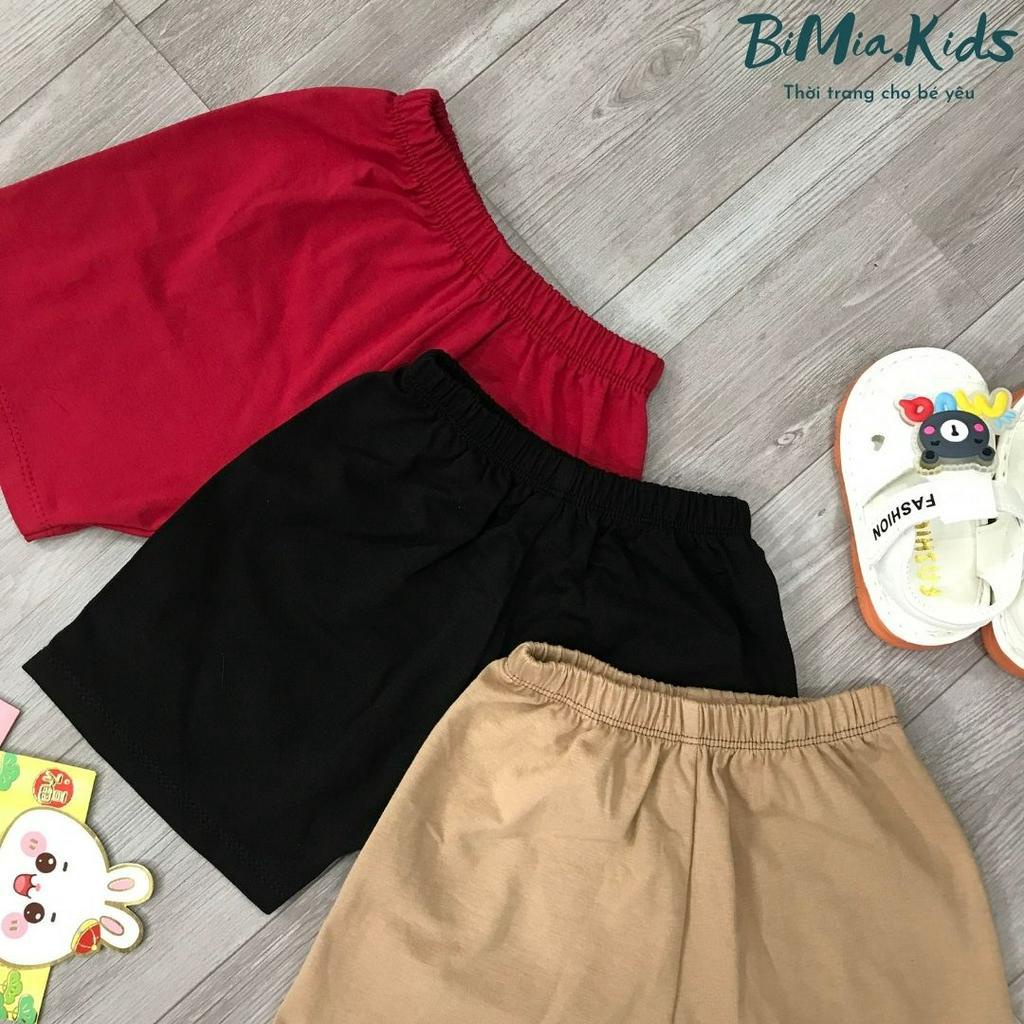 Quần đùi bé trai bé gái BIMIA KID chất cotton 100% rộng rãi thoáng mát fdbb