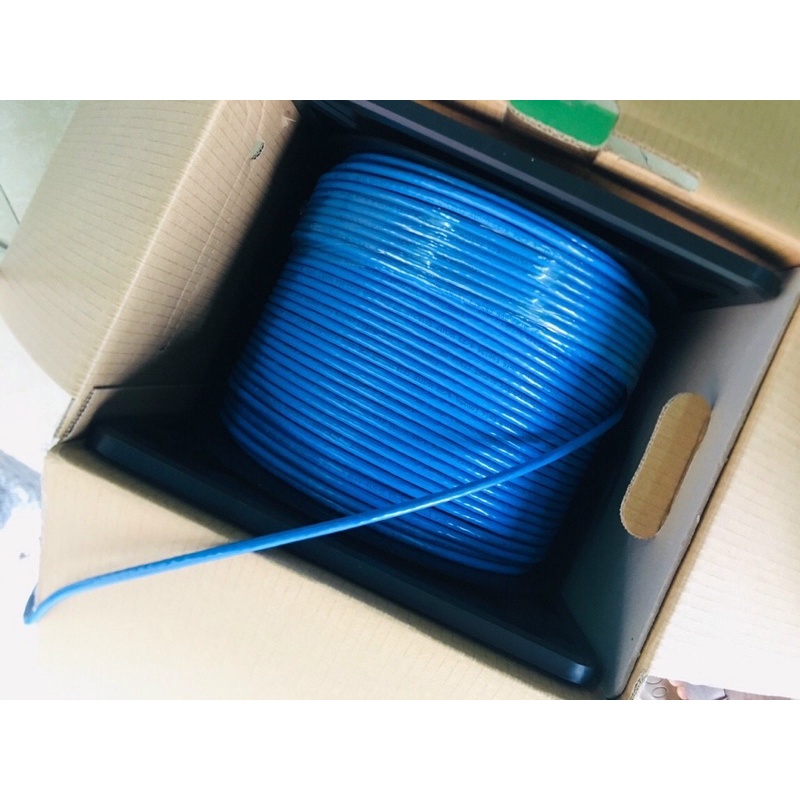 Cáp mạng Cat6 AMP (CommScope) UTP màu xanh 1427254-6 lẻ