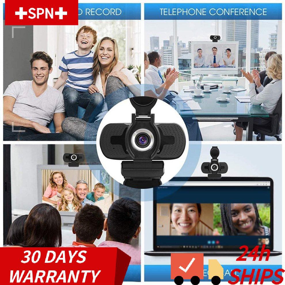 Webcam 1080p Cổng Usb Có Vỏ Bọc Ống Kính Cho Máy Tính | BigBuy360 - bigbuy360.vn