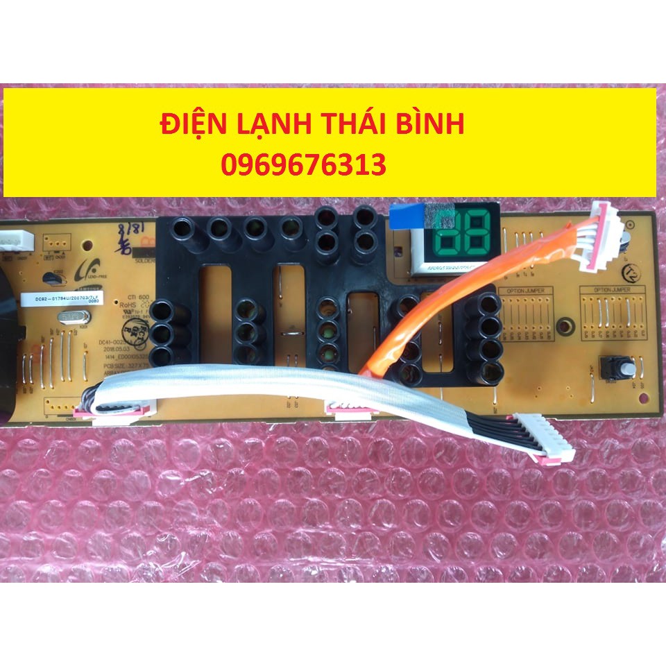 Bo mạch hiển thị máy giặt samsung cửa ngang led đơn