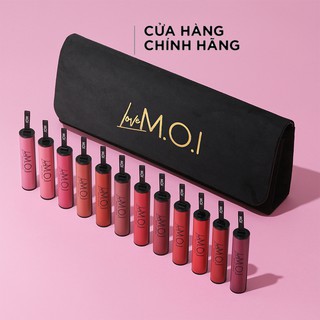 Set 12 son thỏi love m.o.i special edition son hồ ngọc hà - mỹ phẩm m.o.i 2020