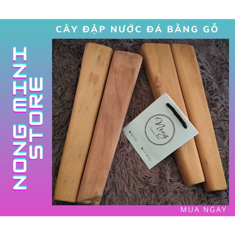 Hàng độc quyền - Cây Chài Đập Nước Đá Bằng Gỗ | BigBuy360 - bigbuy360.vn