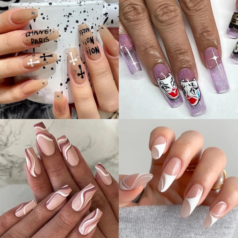Set 12 Cọ Vẽ Móng Nghệ Thuật DIY