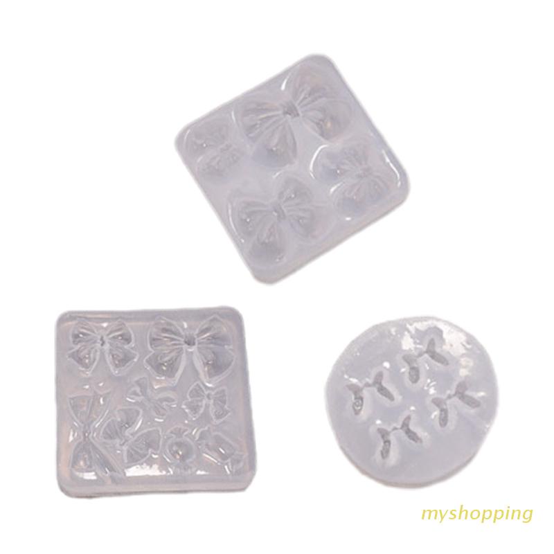 Khuôn Silicone Làm Kẹp Tóc Hình Nơ Xinh Xắn